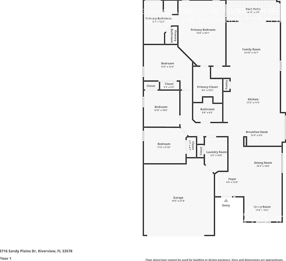 8716 Sandy Plains Dr Riverview, FL 33578 — Photo 2