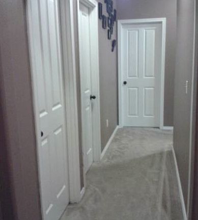 Hallway from laundry room
