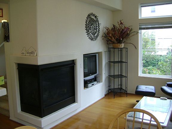 Fireplace in family room