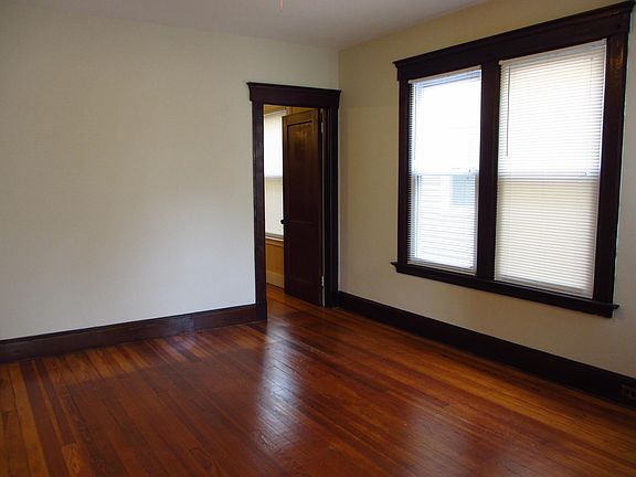 Dining room - sunny & spacious; door to kitchen