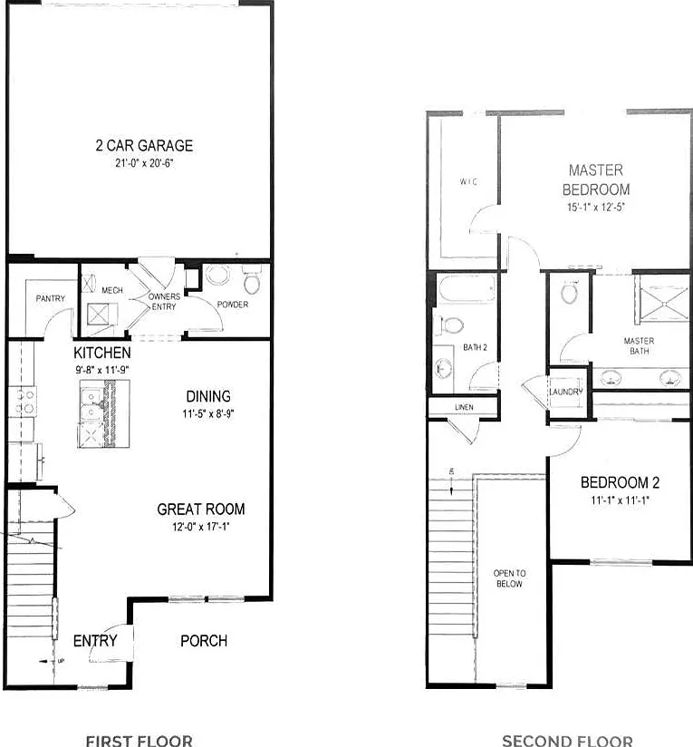2 bed, 2.5 bath, 1529 sqft, $1,975 — Photo 4