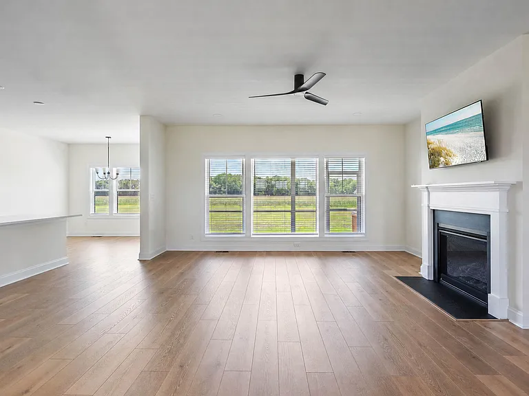 Open Living Room Kitchen