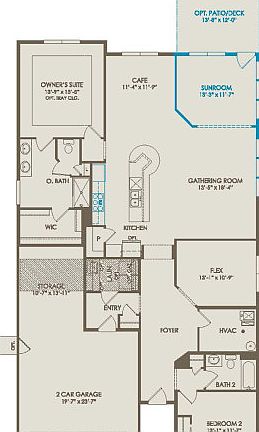 Home Design Layout with Structural Options