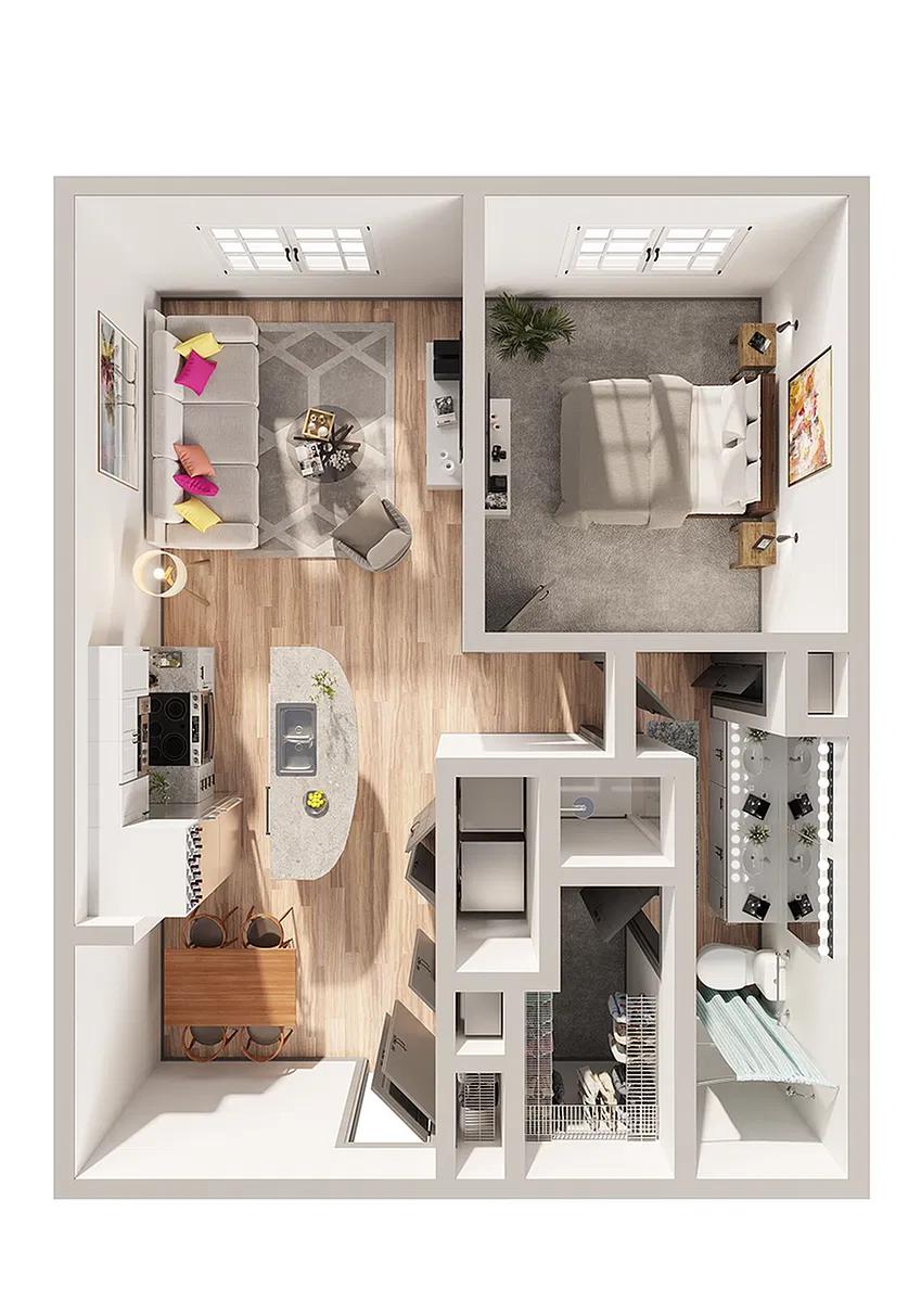 Floor plan A1Q