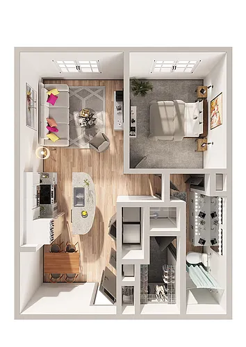Floor plan A1Q