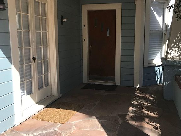 Unit A patio and front entry