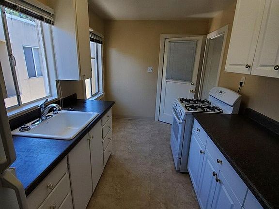 Apartment has both front and back doors