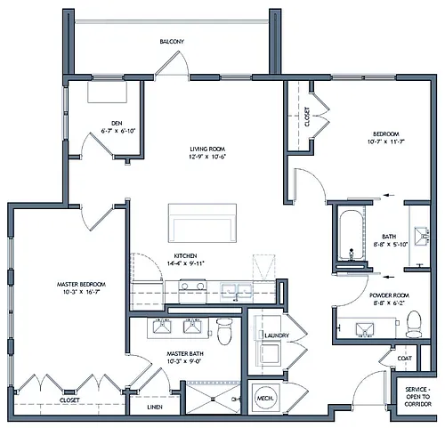 Floor plan The Palm