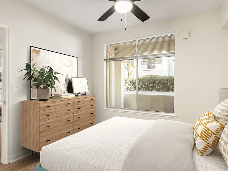 Bedroom with Hard Surface Flooring