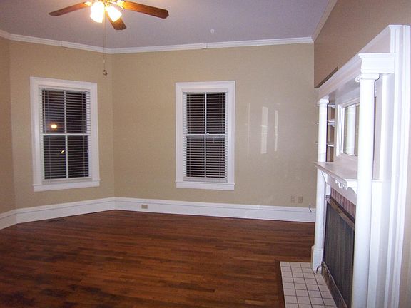 Bay shape front living room