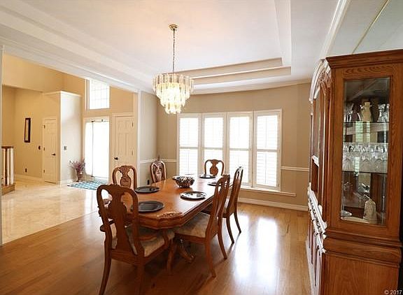 Formal Dining Room from Hall to Kitchen/Plantation Shutters