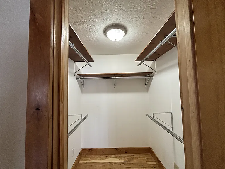 Master walk-in closet
