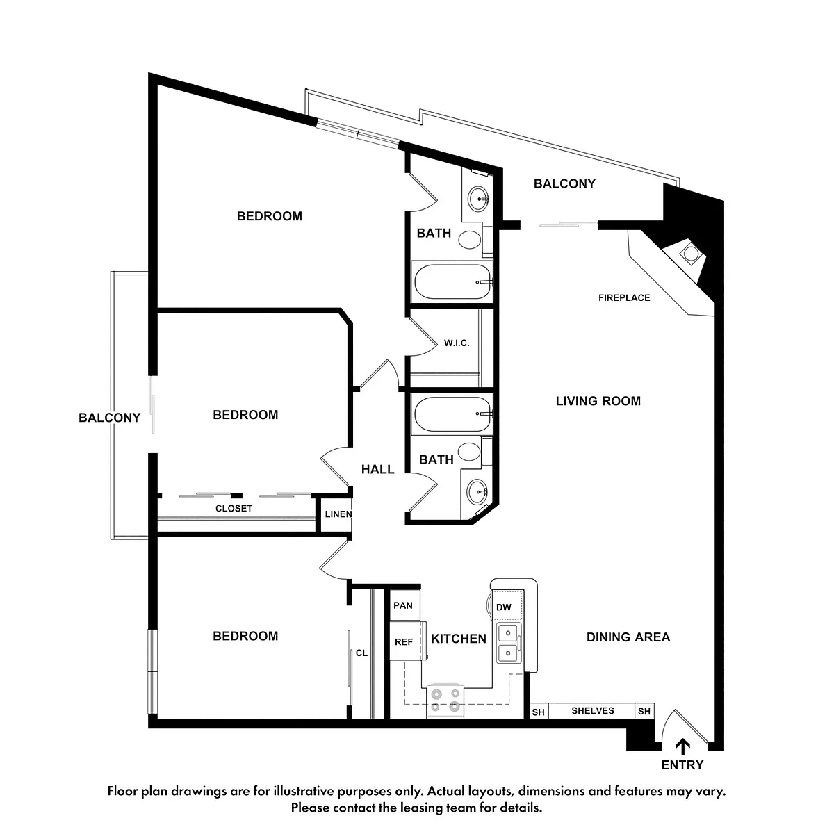 Floor plan 3X2 B