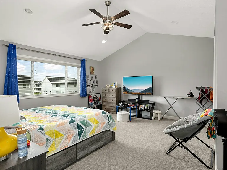 High Ceiling Master Bedroom