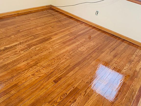 2nd Bedroom with refinished walnut flooring!