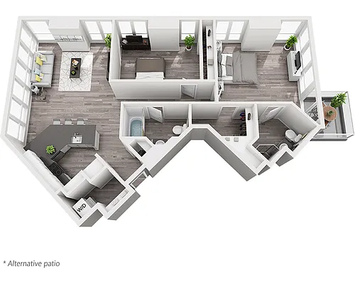 Floor plan Plan B2D