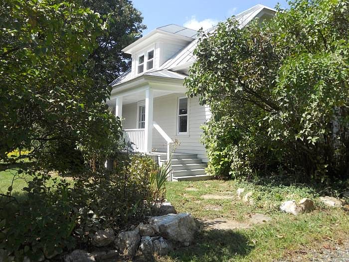 Front angle view of house