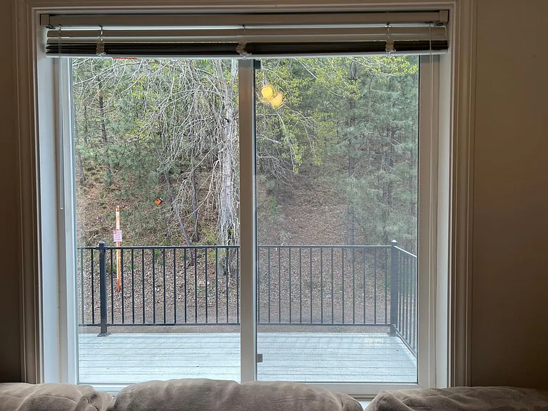 view from the dining area