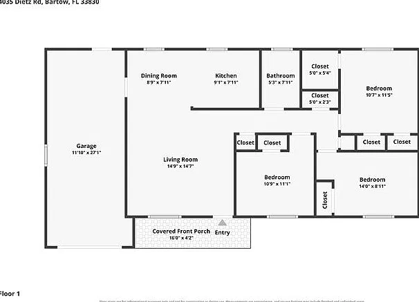 3 bed, 1.0 bath, 1000 sqft, $1,629 — Photo 2