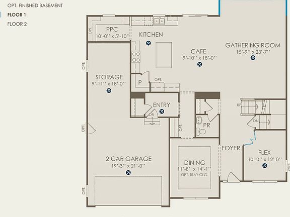 Riverton Floor Plan, Quick Move-In Home, Floor 1