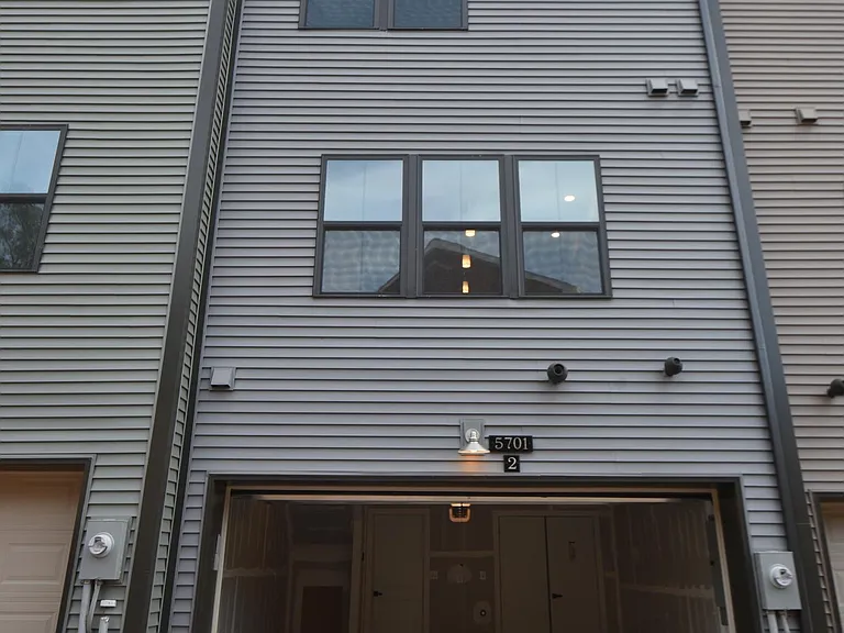 3 level Grand Townhome - Rear elevation