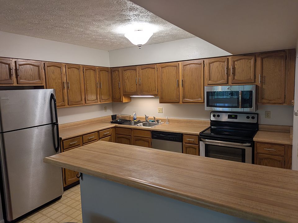 Kitchen with below island storage
