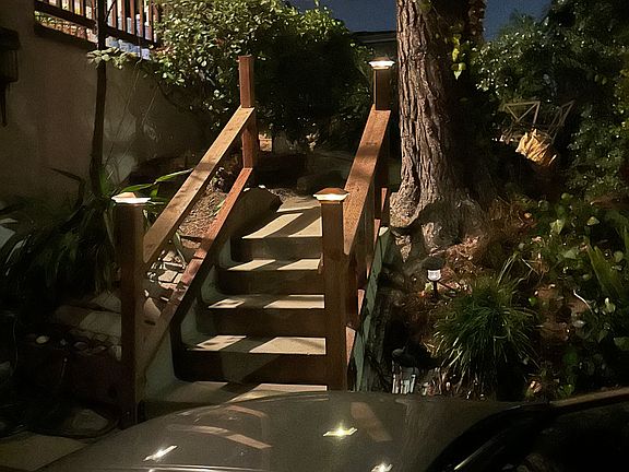 Walkway to the Front house