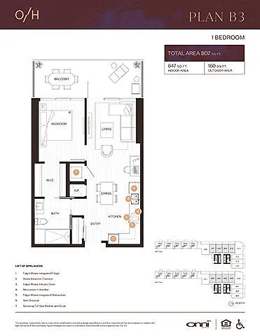 Floor plan Plan B3