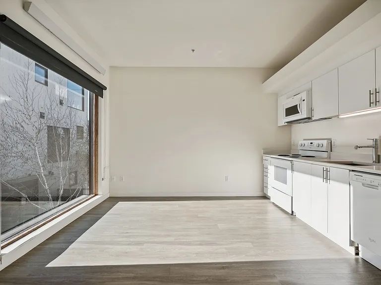 2nd Floor of 3 Total - Living Room/Kitchen with Huge Picture Window