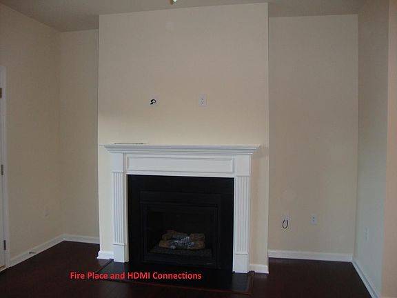 Living room fire place
