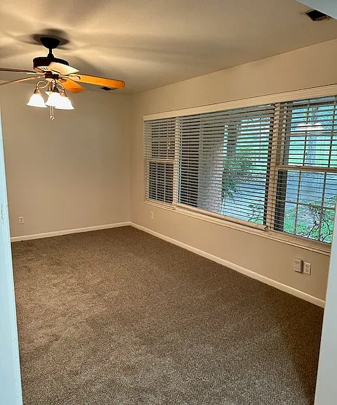 View into living room from hallway.