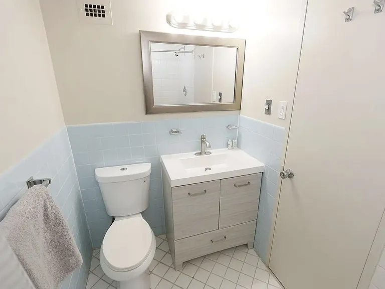 Master bathroom view from the shower.
