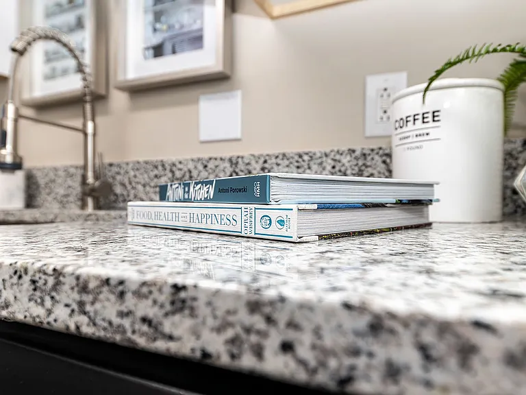 Granite Counters in Kitchen