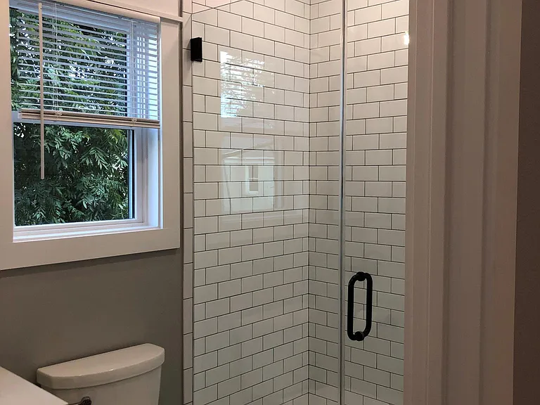 large walk in shower