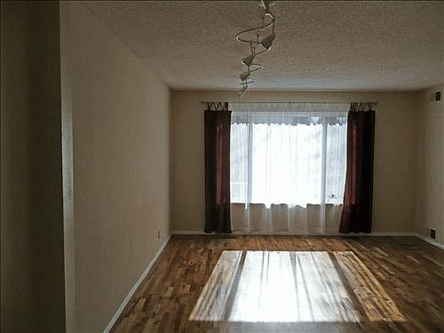 Dining room with track lighting