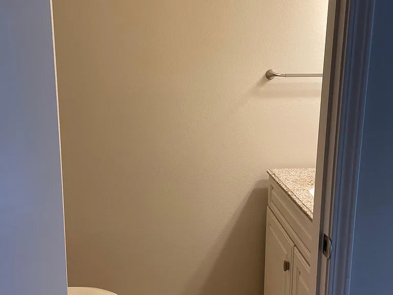 Half bath downstairs off living/dining/kitchen
