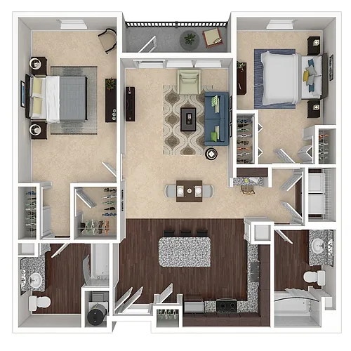 Floor plan 2C