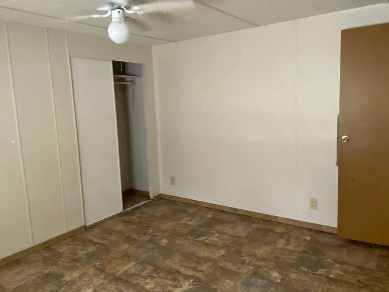 First bedroom, large closet runs the length of the room