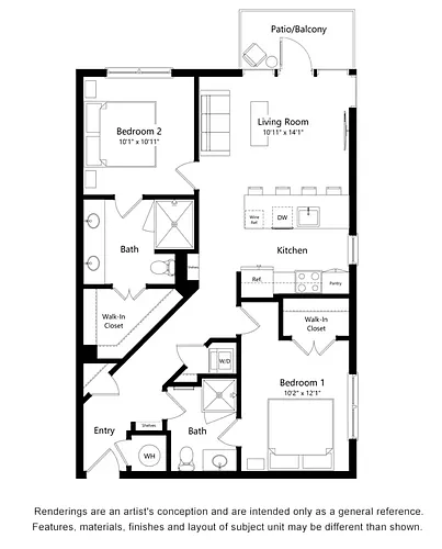 Floor plan B1