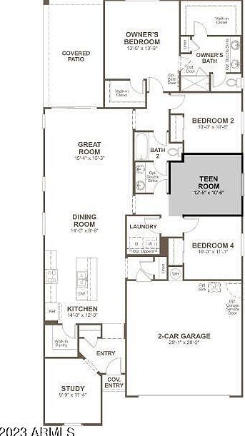 2nd image of 2088 E ESCONDIDO Place