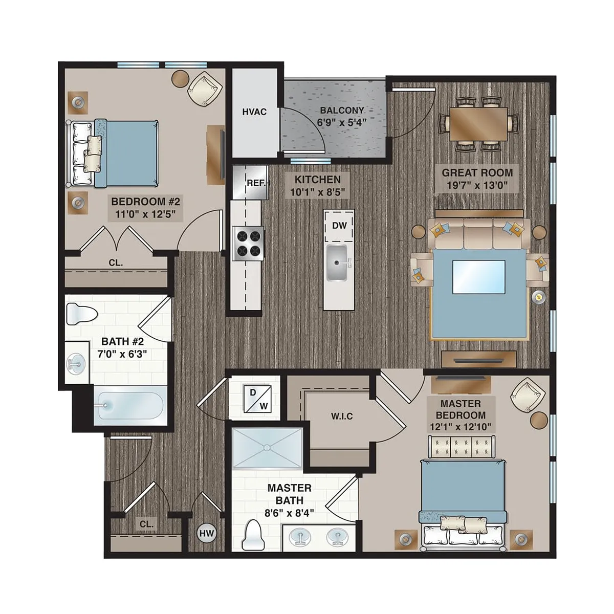 Floor plan Hoover