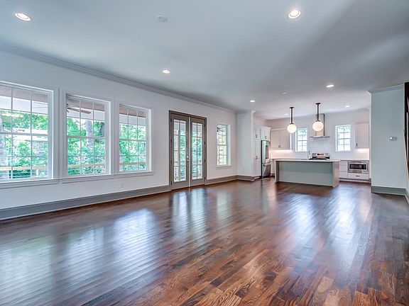 Bright and open floor plan. All hardwood floors throughout