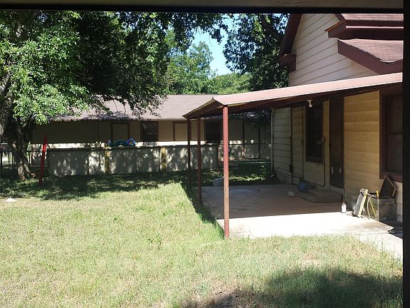 Covered back patio