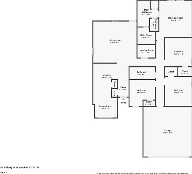 4 bed, 2.0 bath, 1530 sqft, $2,030 — Photo 2
