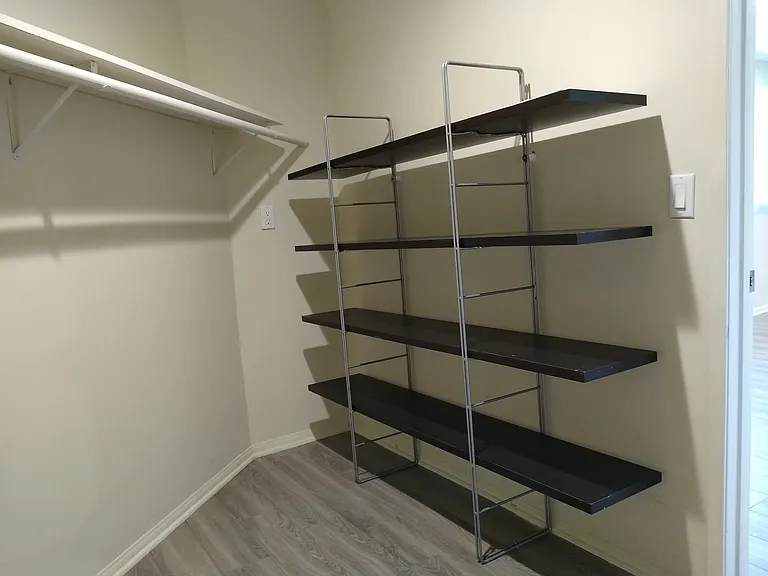 large walk-in closet
