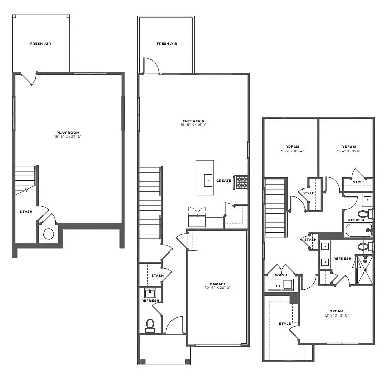 Floor plan Plan B - Alt