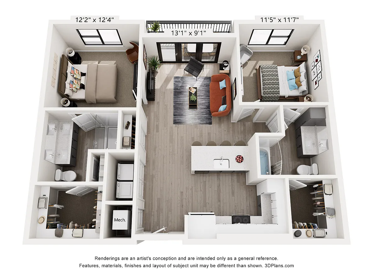 Floor plan B1