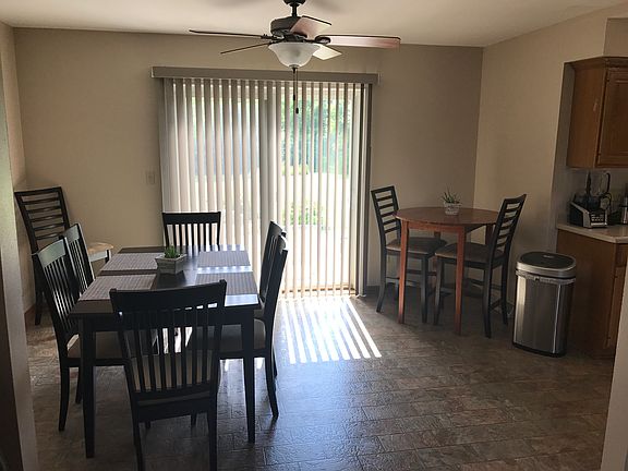 View of Kitchen/Dining from living room