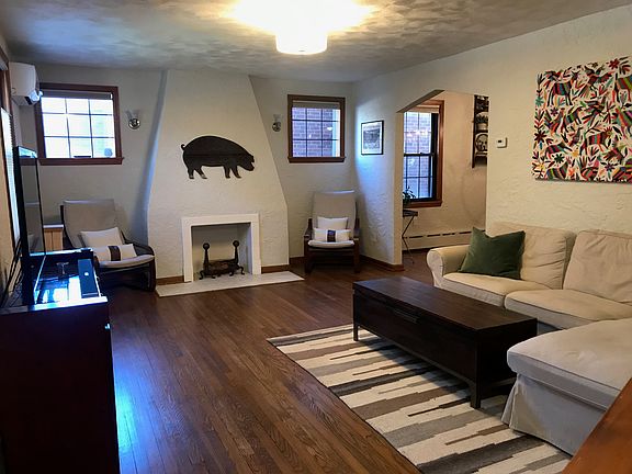 Decorative fireplace in LR