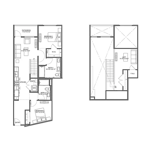 Floor plan Plan B1L